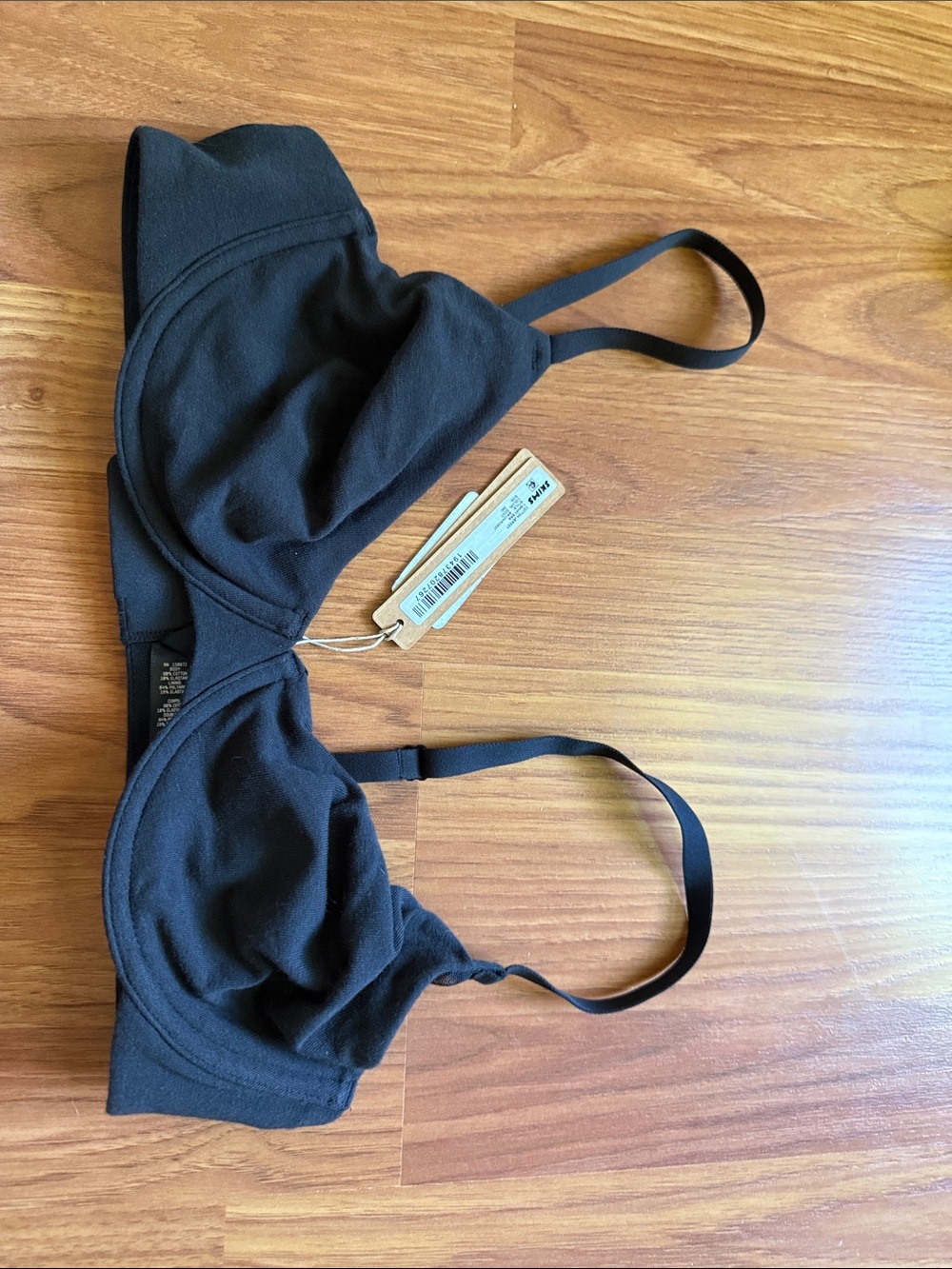 Skims Black Everyday Wireless Bra